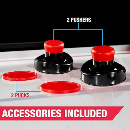 MD Sports Air Hockey Table with Arcade Electronic Scorer, Perfect for Family Game Rooms