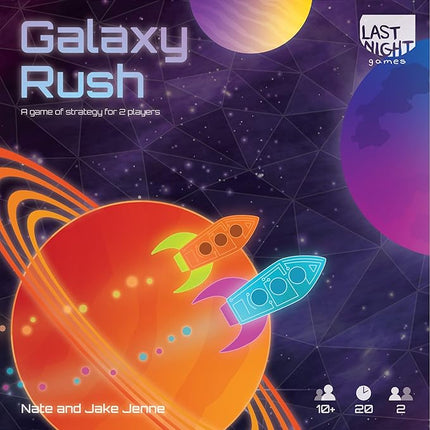 Galaxy Rush | 2 Player Strategic Card Game with Engine Building, Set Collection, Card Drafting and Racing