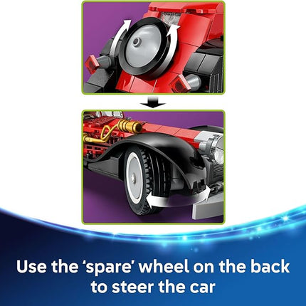 LEGO Disney Cruella De Vil’s Car Building Toy - 101 Dalmations Pretend Play Vehicle Building Set for Girls & Boys, Ages 9+ - Gift for Christmas - 43277