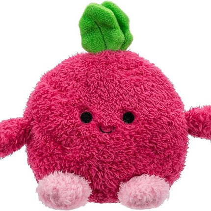 BumBumz 4.5-inch RootBumz Plush 5-Pack - Stan Mushroom, Ronnie Radish, Bobby Broccoli, Colby Corn, and Erinn Eggplant Collectible Stuffed Toys - from The Makers of Original Squishmallows