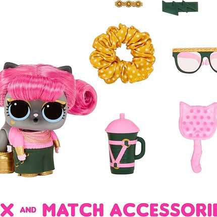 L.O.L. Surprise! Hair Pets with 10 Surprises- Collectible Pet with Real Hair, Including Music Themed Accessories, Holiday Toy, Great Gift for Kids Girls Boys Ages 4, 5, 6+ Years Old - Assorted Toy