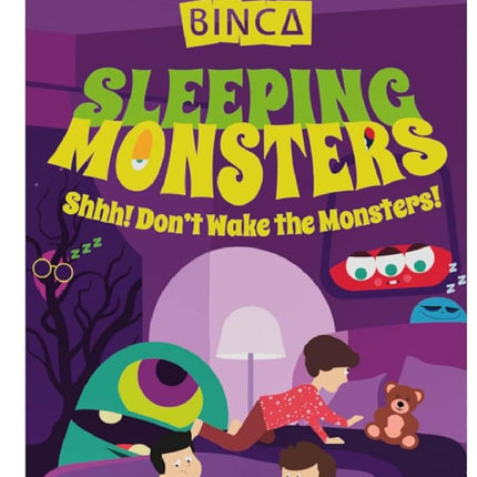 Card Game - Sleeping Monsters, Sneakiest Strategy & Suspense Game for Kids, Teens & Adults, Fun for Family Game Night, Educational & Travel Gifts for Ages 5 & Up, 2-5 Players