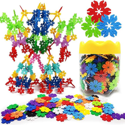 QUN XING Building Toys Stem Toys 300PCS Big Size Interlocking Creative Educational Building Blocks Set Classroom Must Haves Manipulatives for Preschool for Teacher Boys and Girls Kids Ages 4-8