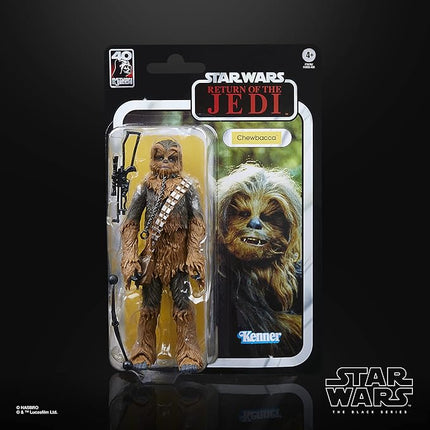 STAR WARS The Black Series Chewbacca, Return of The Jedi 40th Anniversary 6-Inch Collectible Action Figures, Ages 4 and Up