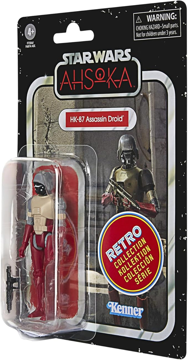 STAR WARS Retro Collection HK-87 Assassin Droid, Ahsoka 3.75-Inch Collectible Action Figures, Ages 4 and Up