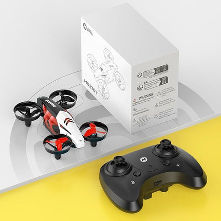 Holy Stone HS210T Drones for kids 8-12, 2 IN 1 kid drone with fly and land modes, Four Posture Deformations indoor mini Quadcopter, 8 LED lights, Auto Hovering