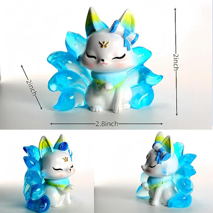 Nine-Tailed Demon Fox Blind Box Popular Mystery Boxes Collectible Action Figure Toys Random Style Goodie Treat Boxes Party Favors Gifts