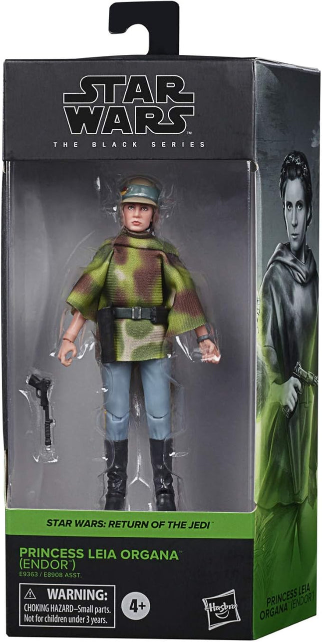 STAR WARS The Black Series Princess Leia Organa (Endor) Toy 6-Inch Scale Return of The Jedi Collectible Figure, Ages 4 and Up