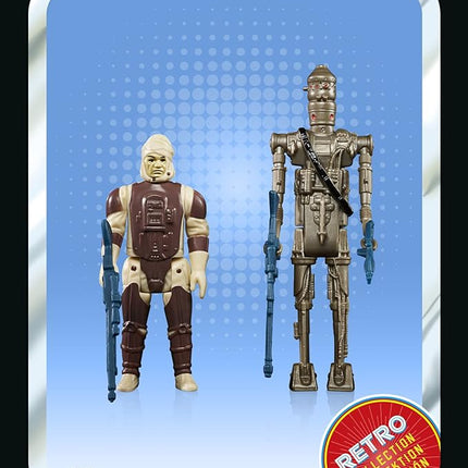 STAR WARS Retro Collection Special Bounty Hunters 2-Pack Dengar & IG-88 Toys 3.75-Inch-Scale The Empire Strikes Back Figures (Amazon Exclusive)