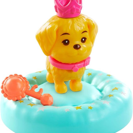 Barbie Dreamtopia Dragon Nursery Playset Princess Doll, Baby Dragons, Cradle and Accessories, Multi