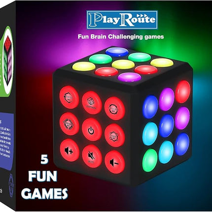 Electronic Brain & Memory Game Cube - Fun Toy Gift Ideas for Ages 6-12+ Year Old Boy & Girl - Cool Toys for Boys and Girls - Handheld Games Gifts for Kids and Teens