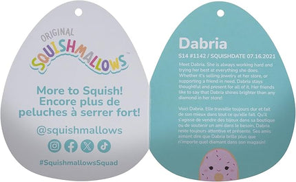 Squishmallows Original 14-Inch Dabria Pink Donut with Sprinkles - Official Jazwares Large Plush