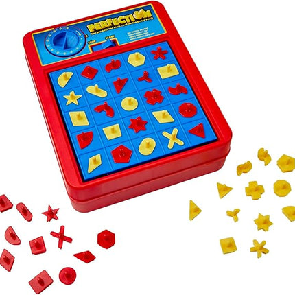 Hasbro Gaming Perfection Plus 2-Player Duel Mode Popping Shapes and Pieces Ages 5 and Up (Amazon Exclusive)