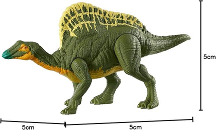 Jurassic World Toys Roar Attack Ouranosaurus Camp Cretaceous Dinosaur Figure with Movable Joints, Realistic Sculpting, Strike Feature & Sounds, Herbivore, Kids Gift 4 Years & Up