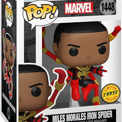 Funko POP Marvel: Spider-Man Comics - Miles Morales Iron Spider - 1/6 Odds for Rare Chase Variant - Marvel Comics - Collectable Vinyl Figure - Gift Idea - Official Merchandise - for Kids & Adults