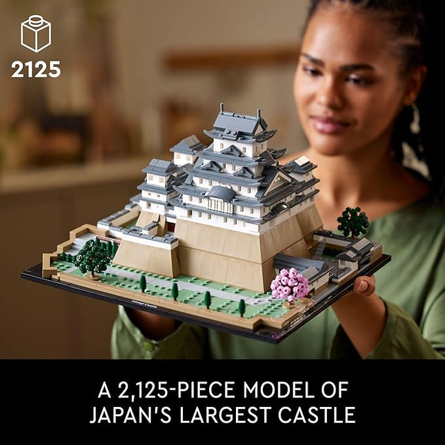 LEGO Architecture Landmarks Collection: Himeji Castle 21060 Building Set, Build & Display this Collectible Model for Adults, Fun Gift for Lovers of Japan, Famous Japanese Buildings, History and Travel
