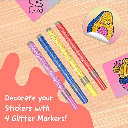 Hello Blink - Sticker Maker - Refill Pack with 80 Glitter Stickers - Children Ages 8+