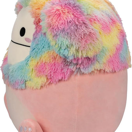 Squishmallows 20-Inch Diane Peach Bigfoot with Rainbow Hair - Jumbo Ultrasoft Official Kelly Toy Plush - Amazon Exclusive