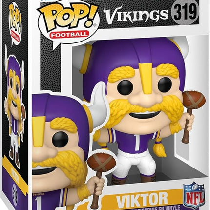 Funko Pop! NFL Mascots: Vikings - Viktor - NHL Mascots and Marks - Collectable Vinyl Figure - Gift Idea - Official Merchandise - Toys for Kids & Adults - Sports Fans - Model Figure for Collectors