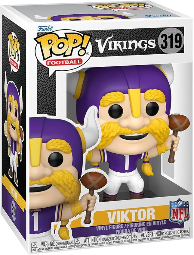 Funko Pop! NFL Mascots: Vikings - Viktor - NHL Mascots and Marks - Collectable Vinyl Figure - Gift Idea - Official Merchandise - Toys for Kids & Adults - Sports Fans - Model Figure for Collectors