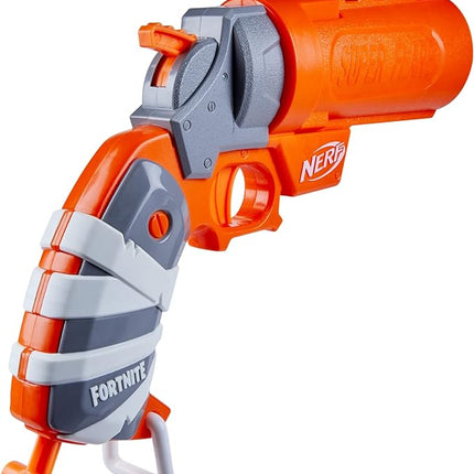 Nerf Fortnite Flare Dart Blaster, Break-Open Dart Loading, Includes 3 Nerf Mega Darts That Whistle Through The Air, Pull-Down Priming Handle