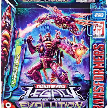 Transformers Toys Legacy Evolution Leader Transmetal II Megatron Toy, 8.5-inch, Action Figure for Boys and Girls Ages 8 and Up