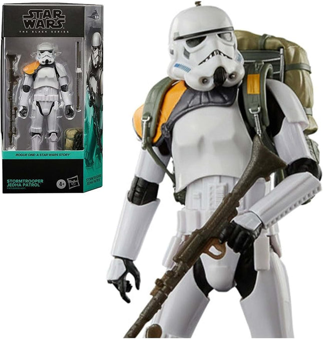 STAR WARS The Black Series Stormtrooper Jedha Patrol Toy 6-Inch-Scale Rogue One: A Story Collectible Figure, Kids Ages 4 and Up F1875