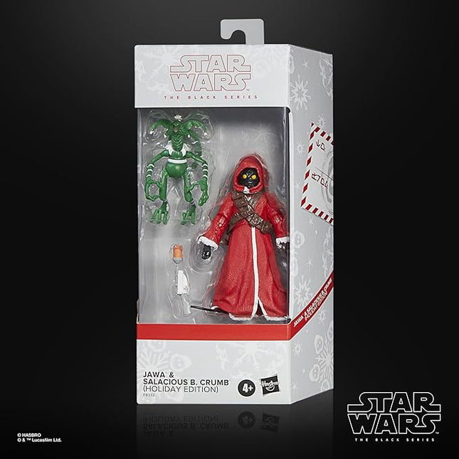 STAR WARS The Black Series Jawa & Salacious B. Crumb (Holiday Edition), 6-Inch Action Figures, Ages 4 and Up
