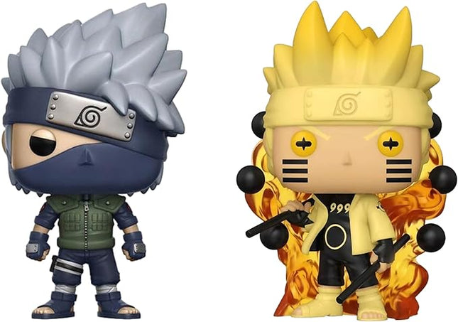 Funko Pop! Animation: Naruto Shippuden 2-Pack – Naruto Six Path Sage (#932) & Kakashi (#182)