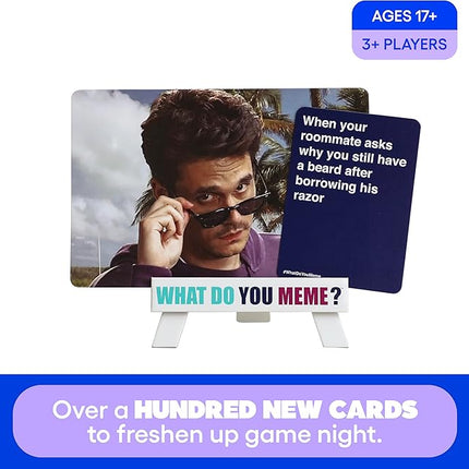 WHAT DO YOU MEME? Fresh Memes #2 Expansion Pack - Adult Card Games for Game Night from