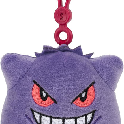 Squishmallows Original Pokémon Gengar Clip - Ultrasoft Official Jazwares Plush