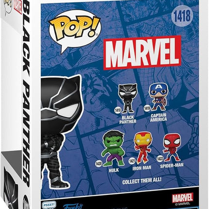 Funko Pop! Marvel: Black Panther - Marvel Comics - Collectable Vinyl Figure - Gift Idea - Official Merchandise - for Kids & Adults - Comic Books Fans - Model Figure for Collectors