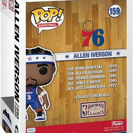 Funko POP! NBA: Legends - Allen Iverson Iverson - (2005) - Collectable Vinyl Figure - Gift Idea - Official Merchandise - for Kids & Adults - Sports Fans - Model Figure for Collectors and Display