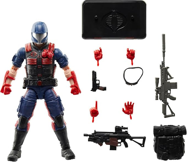 G.I. Joe Classified Series Retro Cardback Cobra Viper, Collectible 6 Inch Action Figure with 13 Accessories