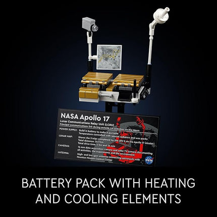 LEGO Technic NASA Apollo Lunar Roving Vehicle LRV Building Set - Collectible Set for Adults, Ages 18+ - Model Kit of Space Rover W/Authentic Details - Gift for Men & Women - 42182