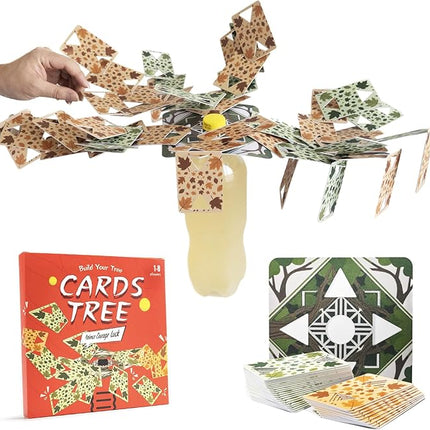 Balancing Card Games Cards Tree （Difficult ） to Master Challenging Balance Table Games for 1-8 Players | Fun Party Board Game for Bars, Families & Game Nights | Best Gift for Teens & Adults
