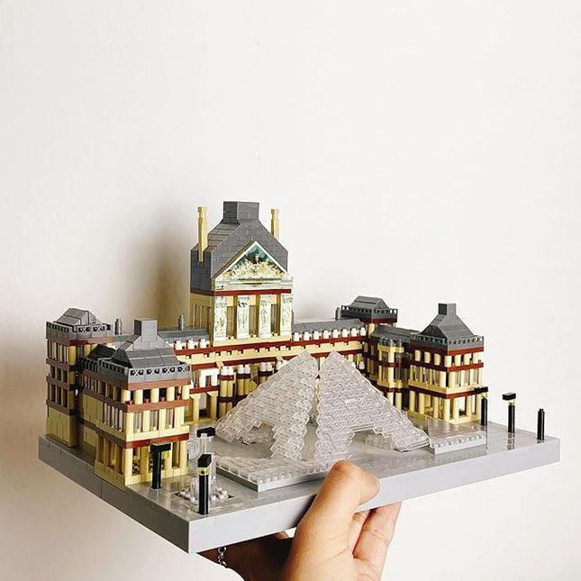 Louvre Micro Mini Building Blocks Architecture Toys Sets Assembly Adult Construction Unleash Your Love for The Louvre