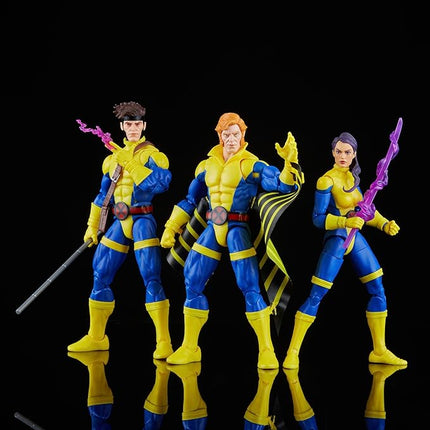 Marvel Legends Series Banshee, Gambit, & Psylocke X-Men 60th Anniversary Action Figure Set, 6-Inch