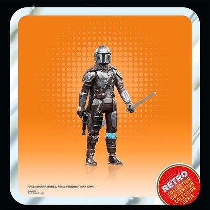 STAR WARS Retro Collection The Mandalorian, The Book of Boba Fett 3.75 Inch Collectible Action Figure