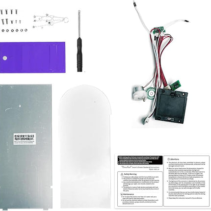 Tonecheer DIY Book Nook Kit for Adults, 3D Wooden Puzzle Music Box Bookend, Rotation Miniature House Booknook Bookshelf Insert Decor with Dust Cover and LED Light (Swan Dream)