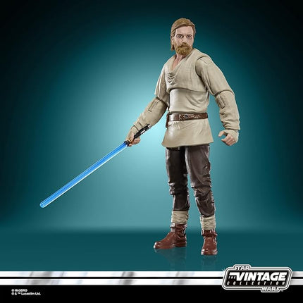 STAR WARS The Vintage Collection OBI-Wan Kenobi (Wandering Jedi) Toy, 3.75-Inch-Scale Figure, Kids Ages 4 and Up, Multicolored, F4474