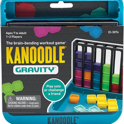 Educational Insights Kanoodle Gravity - 3D Brain Teaser Puzzles, Single Player Brain Game, Fun Travel Games for Kids, Challenging Logic Puzzle Games and Gifts for Kids, Teens & Adults Ages 7+