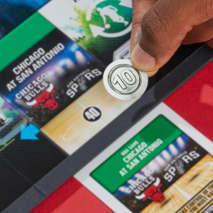 Monopoly Prizm: NBA 2nd Edition Board Game | Monopoly Game with 2023-24 Panini NBA Trading Cards | Ages 8 and Up | 2 to 4 Players | Basketball Games