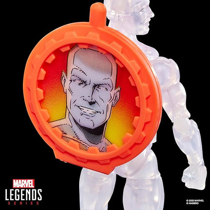Marvel Legends Series Secret Wars Ice Man, X-Men Retro Comics Collectible 6-Inch Action Figure with Shield