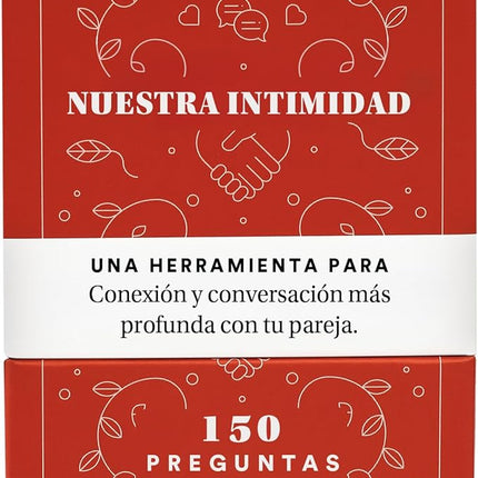 BestSelf Nuestra Intimidad - Spanish Intimacy Deck with 150 Relationship-Building Conversation Starters, Romantic Couples Card Game to Strengthen Communication and Connection