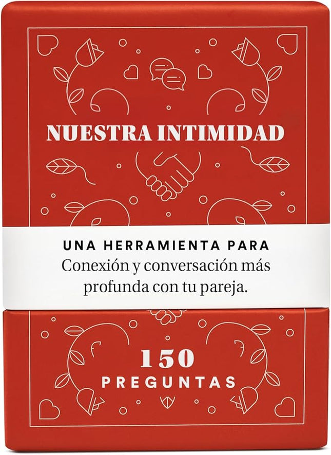BestSelf Nuestra Intimidad - Spanish Intimacy Deck with 150 Relationship-Building Conversation Starters, Romantic Couples Card Game to Strengthen Communication and Connection