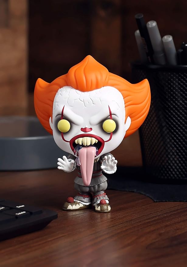 Funko Pop! Movies: It 2 - Pennywise with Dog Tongue, Multicolor, us one-Size