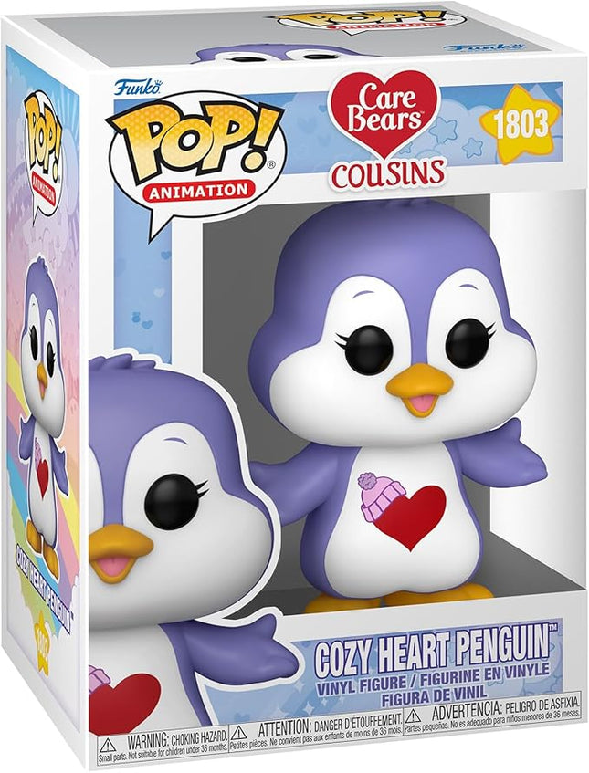 Funko Pop Animation: Care Bear Cousins - Cozy Heart Penguin - Care Bears - Collectable Vinyl Figure - Gift Idea - Official Merchandise - Toys for Kids & Adults - Cartoon/Animation Fans
