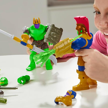 Avengers Marvel MixMashers Hulk Custom Deluxe Mix-and-Match Action Figure & Accessories, 5-Inch-Scale Super Hero Toys for Kids Ages 4+
