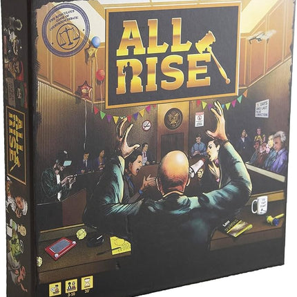 All Rise Board Game - The Ridiculous Game of Off-The-Cuff Storytelling and Courtroom Debate!
